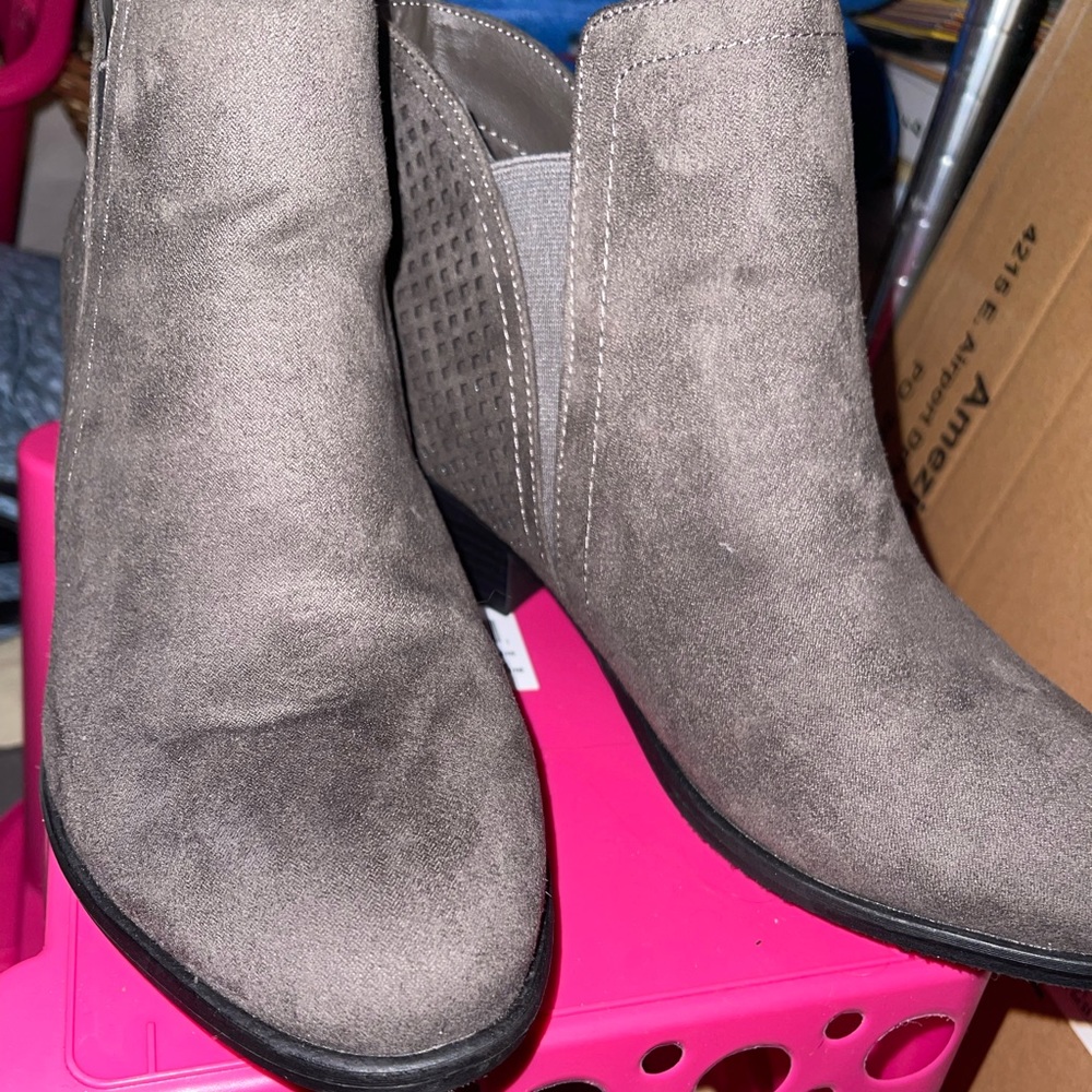 Gray Boots